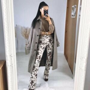 FLARED SKINNY JEGGINGS PANTS JEANS